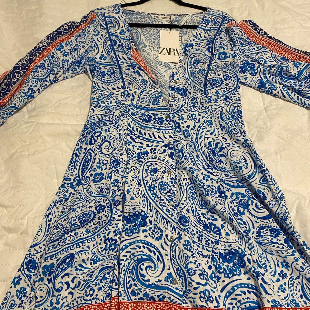 Printed tunic dress